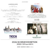 2026 SPRING&SUMMER  EXHIBITION TICCA,enrica,MATOKAMATOKA
