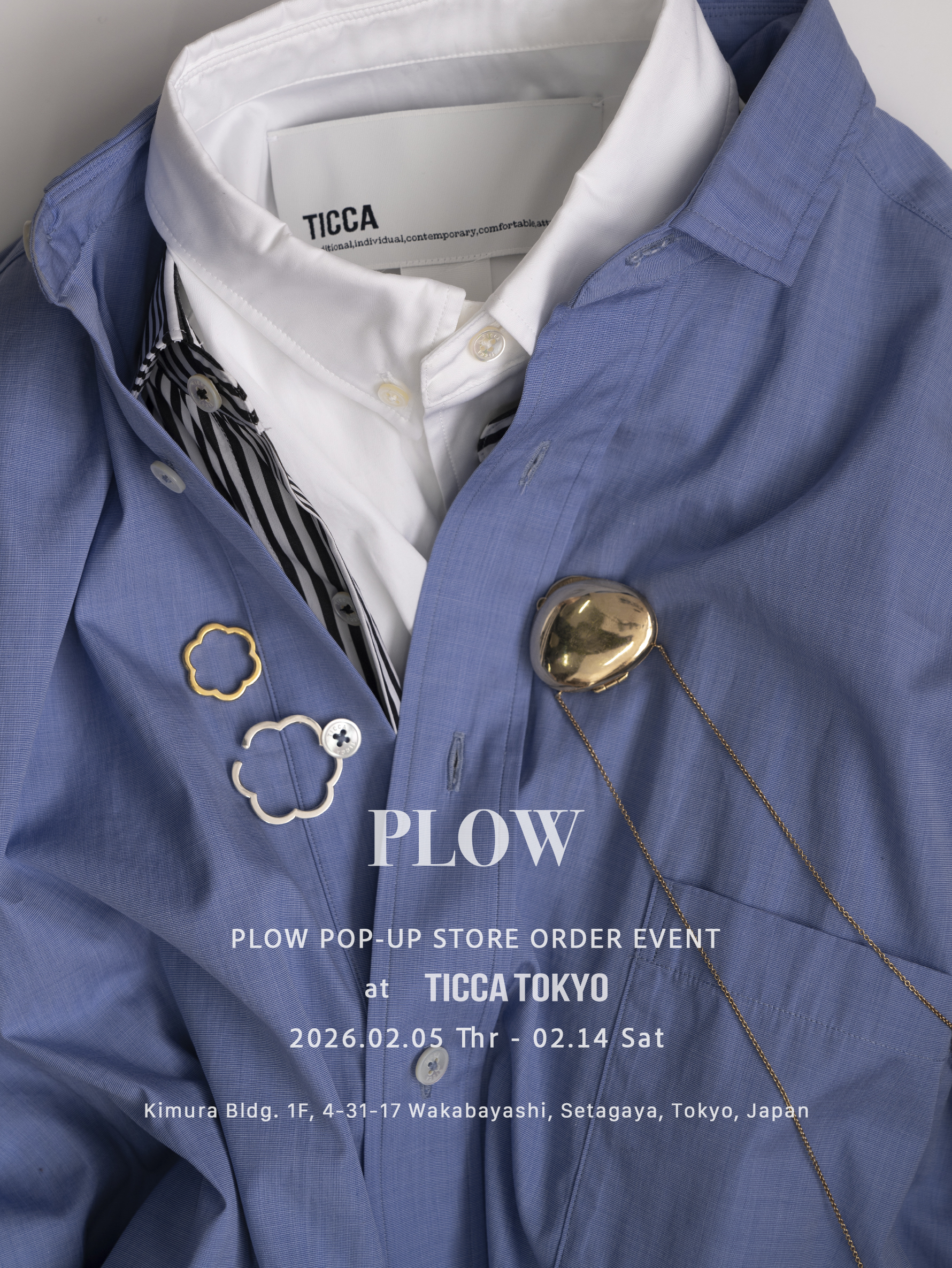 PLOW POP-UP STORE｜TICCATOKYO